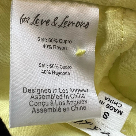 New! For Love and Lemons Rana Cross Front Crop Top NWOT 17451 - Picture 13 of 14